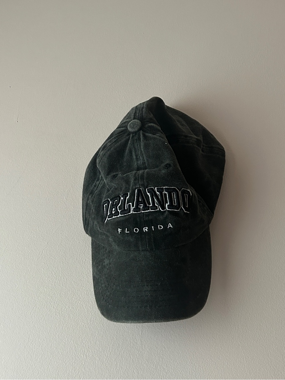 Orlando Florida Black Baseball Cap